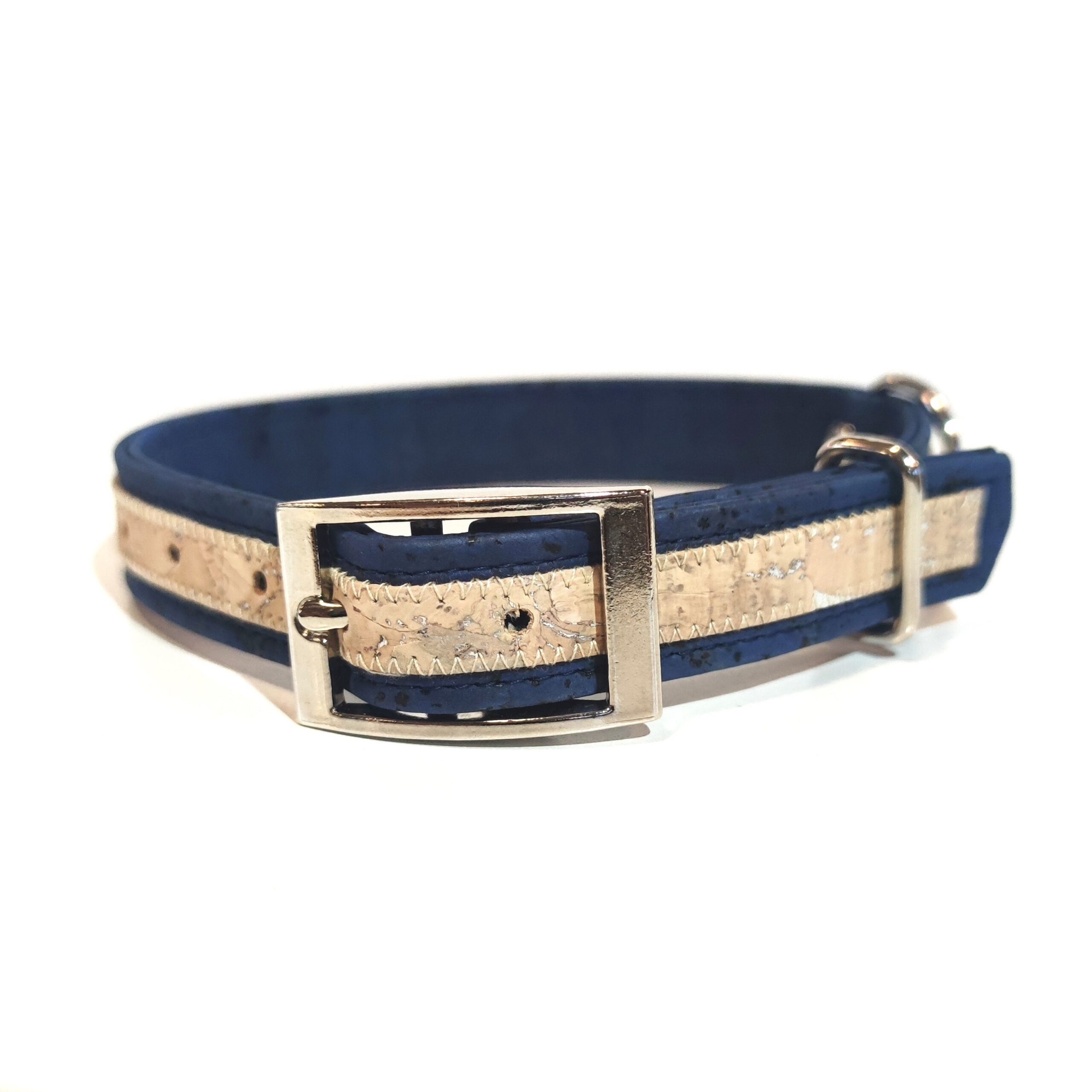 Collier bleu pour chien et chat - modèle Spike